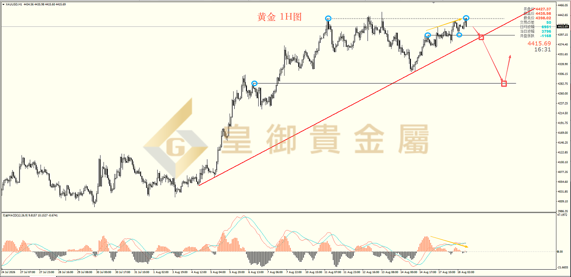 皇御黄金走势图 皇御黄金走势图