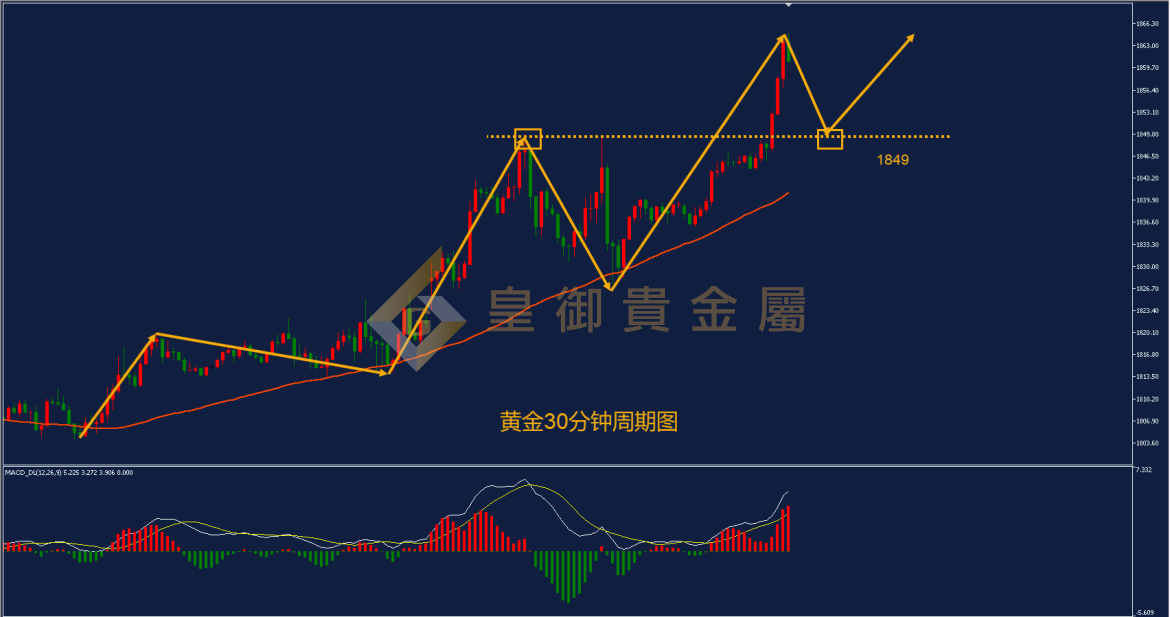皇御黄金走势图